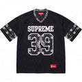 Supreme 39 Football Jersey T-Shirt - Black