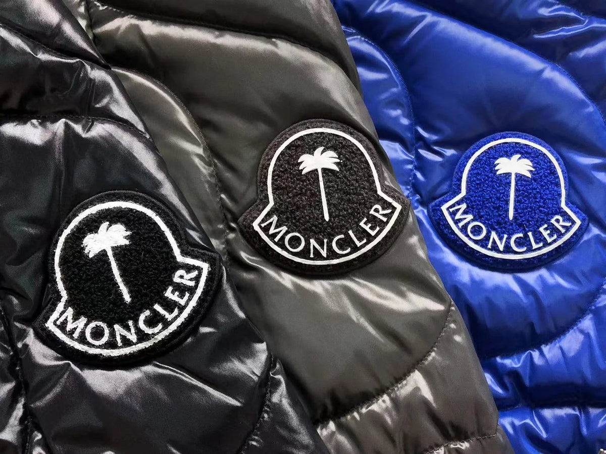Moncler x Palm Angels Haunani Down Jacket in Grey